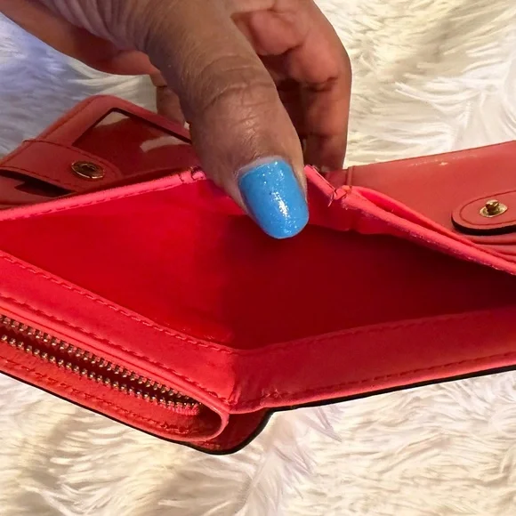 Kate Spade Coral Leather Wallet - Picture 5 of 9